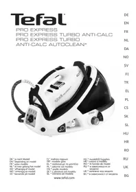 Notice TEFAL PRO EXPRESS GV8430E0 Centrale vapeur