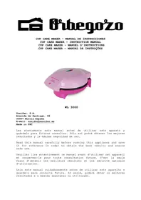 Orbegozo WL 3000 - Cupcake-maker