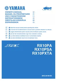Notice YAMAHA APEX XTX (2011) Motoneige
