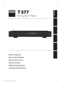 Notice LG T577C Blu-ray spelare