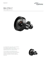 Notice OPTOMA BXCTA17 Accessoire de projecteur