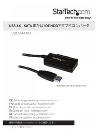 Notice StarTech.com USB3SSATAIDE Disque dur externe