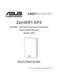 Notice ASUS ZENWIFI AX HYBRID XP4 Мрежова карта