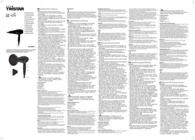 Notice TRISTAR PD8741PR Sèche cheveux