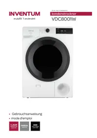 Notice INVENTUM VDC8001W Wäschetrockner