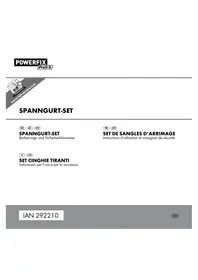 Notice POWERFIX HG01699 Sangle de fixation