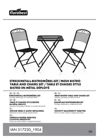 Notice FLORABEST HG05697 Tuinmeubilair