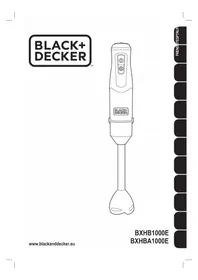 Notice BLACK & DECKER BXHBA1000E Mixer