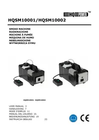 Notice HQ Power HQSM10001 Máquina de efectos