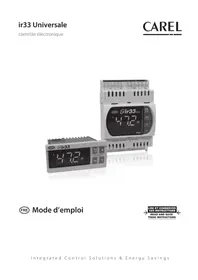 Notice Carel IR33 Contrôleur