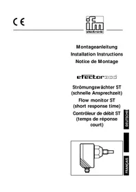 IFM ST0566 - Détecteur de débit
