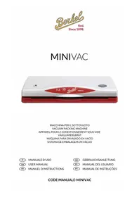Notice Berkel MINIVAC Machine sous vide