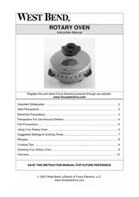 WestBend 76004 - Oven