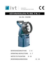 Notice IVT PL850 Lampe