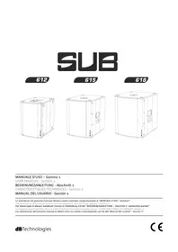 Notice DB Technologies SUB 612 Caisson de basses