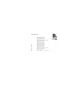 Notice BERKER 75314007 Schalter