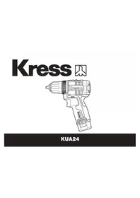 Notice KRESS KUA24 Visseuse