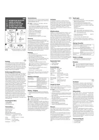 Notice Pentatech AN05 Détecteur de mouvements