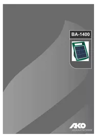 Notice AKO BA1400 Panneau solaire