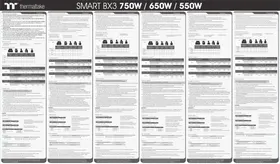Notice THERMALTAKE SMART BX3 BRONZE Alimentation (PC)