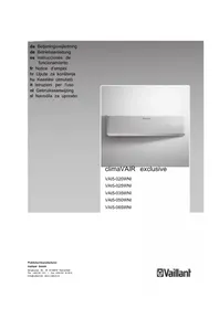 Notice VAILLANT VAI5020WNI Climatisation
