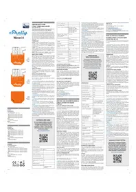 Notice Shelly WAVE I4 Maison intelligente