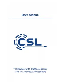 Notice CSL 302748 Fernseher