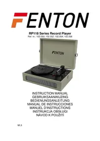 Notice Fenton RP118E Gramofon