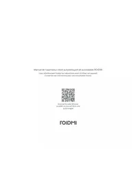 Notice Roidmi EVA Aspirateur robot