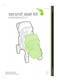 Notice BABY JOGGER SECOND SEAT KIT CITY SELECT LUX Poussette