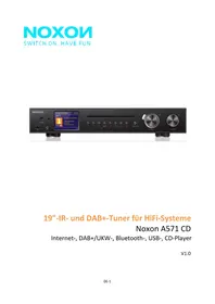 Notice Noxon A 571 CD Chaîne Hi-Fi