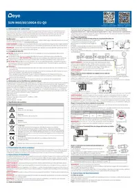 Notice Deye SUNM100G4EUQ0 Panneau solaire