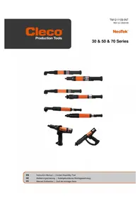 Notice Cleco 30EFN25F1 Screwdriver