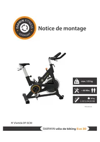 Notice Darwin EVO 30 Vélo d'appartement