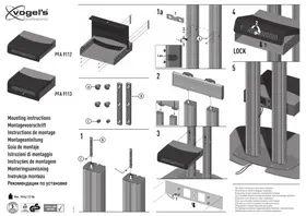 Notice VOGELS PFA 9113 Support des enceintes