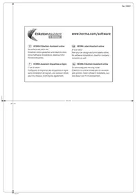 Notice Herma 10831 Imprimante