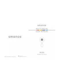 Notice smanos PB1000 Alarme de sécurité