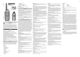 Notice SWITEL WTF800 Radio