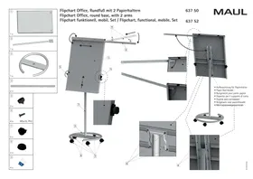 Notice MAUL 6375089 Tableau blanc mobile
