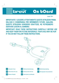 Notice Brevi ON BOARD Accessoire pour poussette