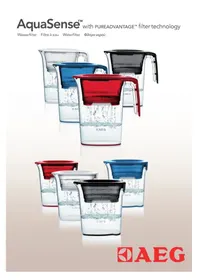 Notice AEG AQUASENSE Wasserfilter