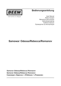 Notice BEEM SAMOWAR ODESSA Bouilloire électrique