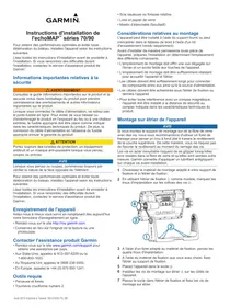 Notice GARMIN ECHOMAP 72SV Notice d\'utilisation