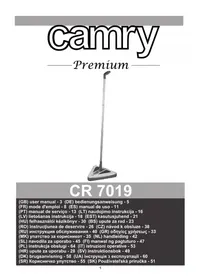 Notice CAMRY CR 7019 Ηλεκτρική σκούπα