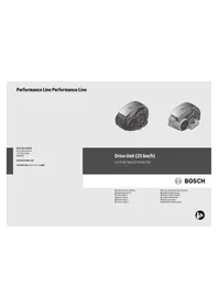Performance Line Drive Unit 25 kmh BOSCH