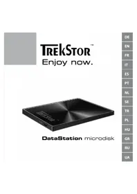 Notice TrekStor MICRODISK Harici sabit disk