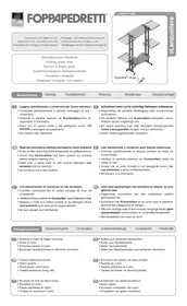 Notice Foppapedretti ILLENZUOLIERE Sèche-linge à linge