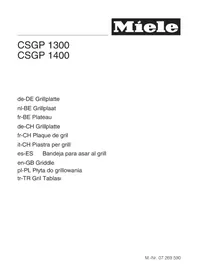Notice MIELE CSGP 1400 Barbecue