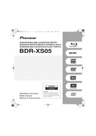 Notice PIONEER BDRXS05 Graveur DVD