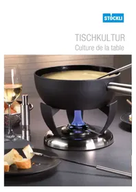 Notice Stöckli 0009.02 Appareil à fondue